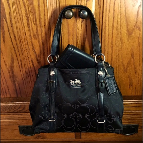 Coach Handbags - COACH MIA OPTIC OUTLINE C SATCHEL & WALLET